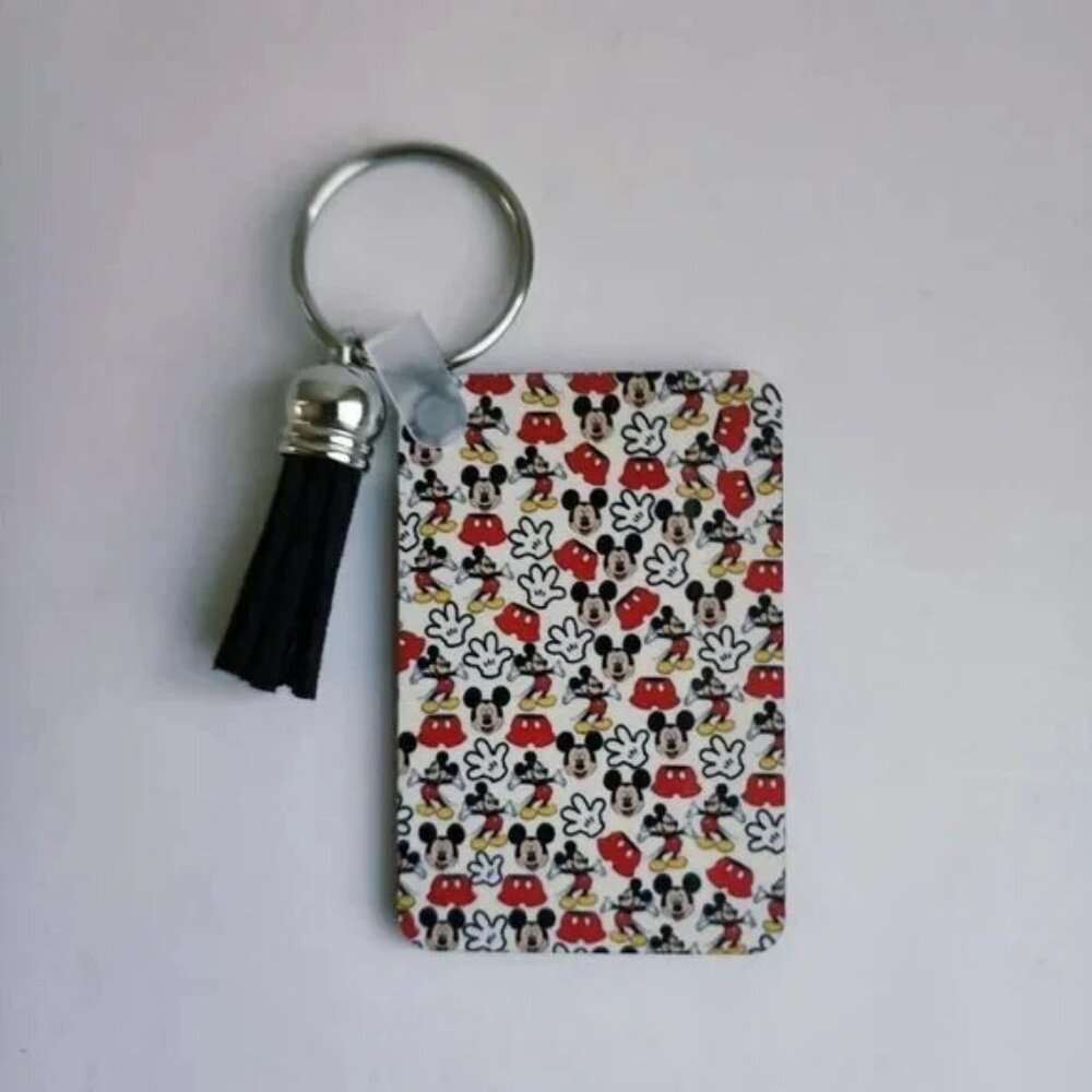 Animal Print Keyring Purse Charm